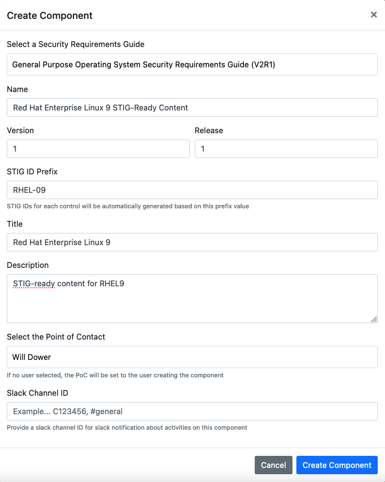 Creating The Component